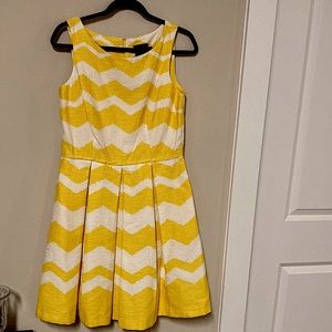 Brand New without tags yellow and white dress!